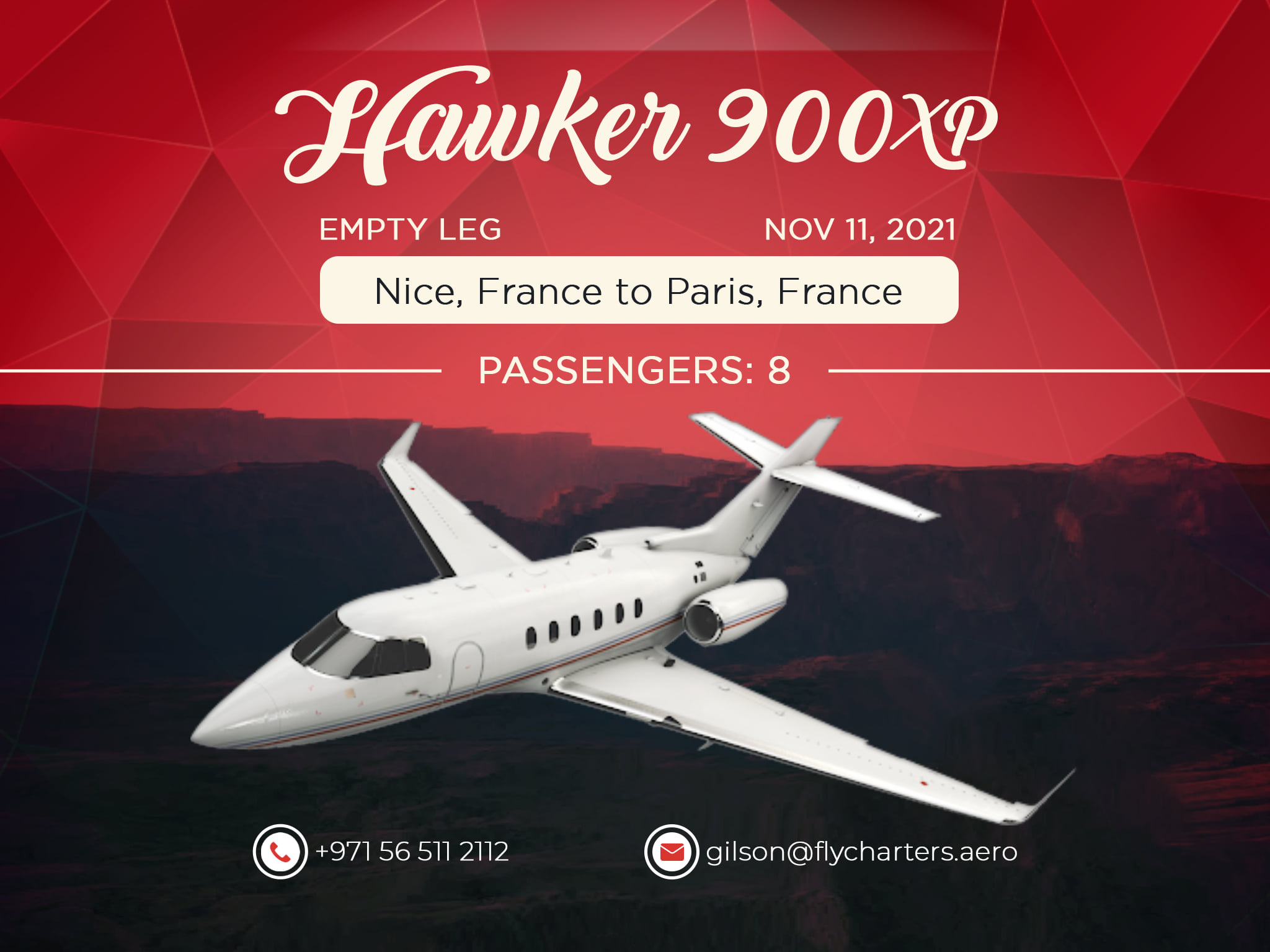 #EmptyLeg... - Fly Charters - Private Jet Charter | Facebook