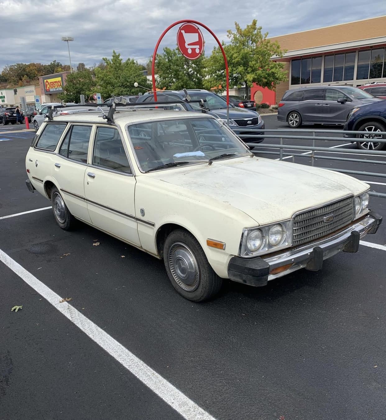 Rare vintage Toyota Corona wagon spotted