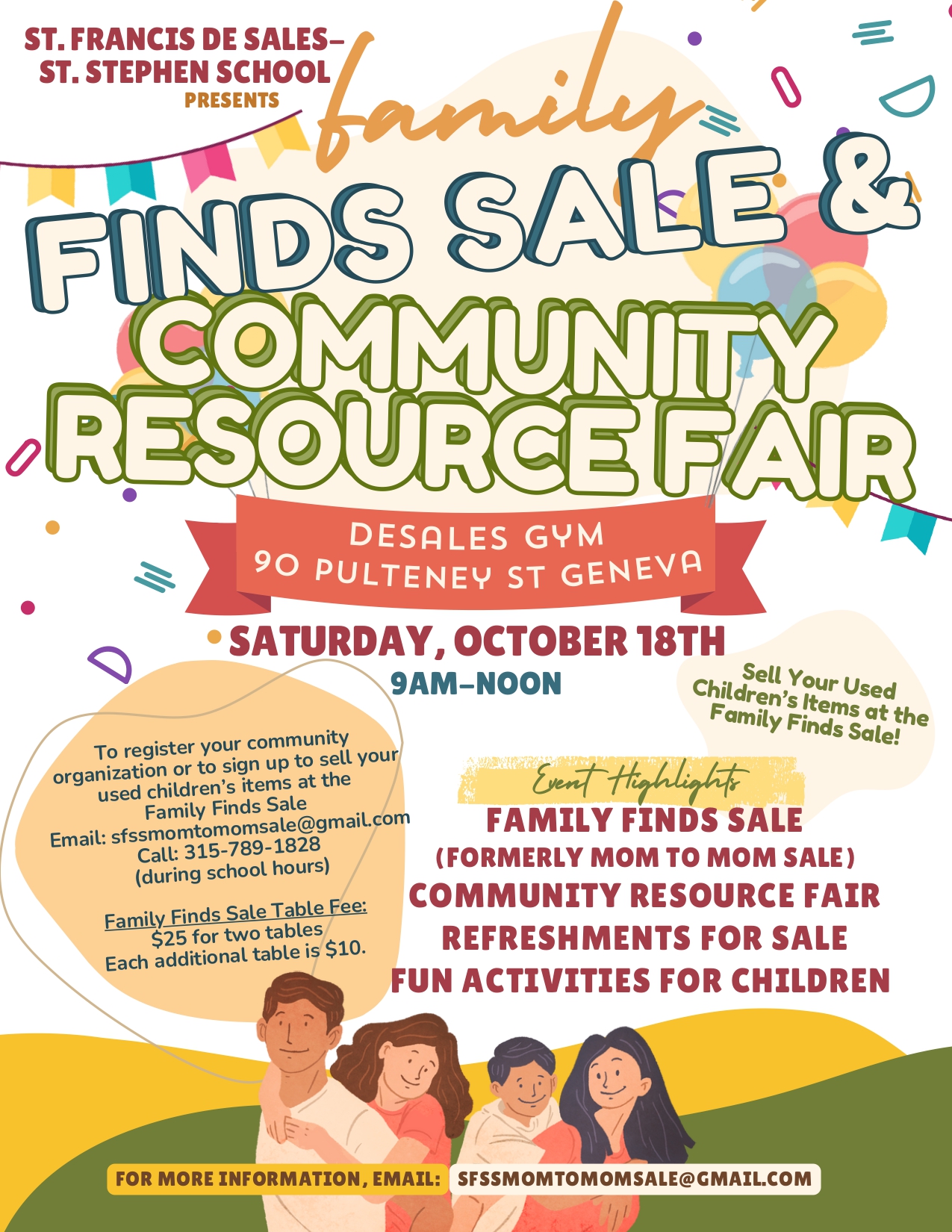 Family Finds and Community Resource Fair