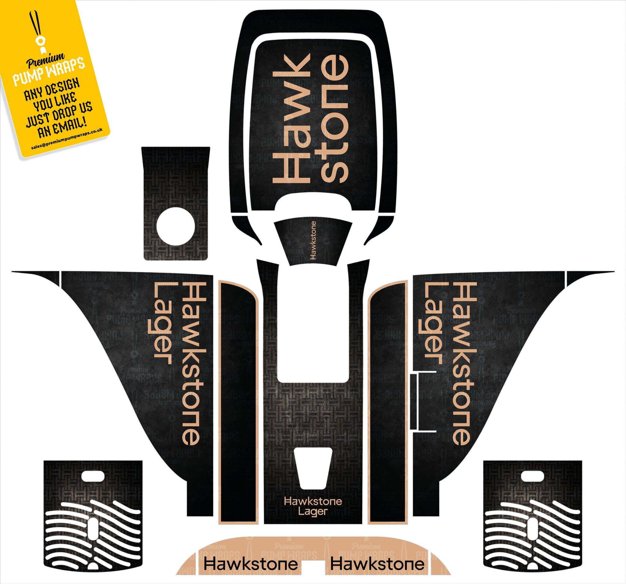 Premium Pump Wraps | Hawkstone Lager design also available for the ...
