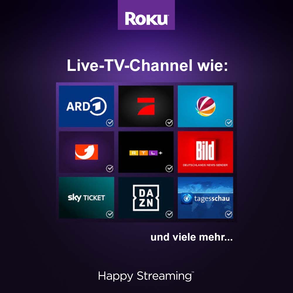 Roku - Live-TV ist Tradition in Deutschland! Daher bieten... | Facebook
