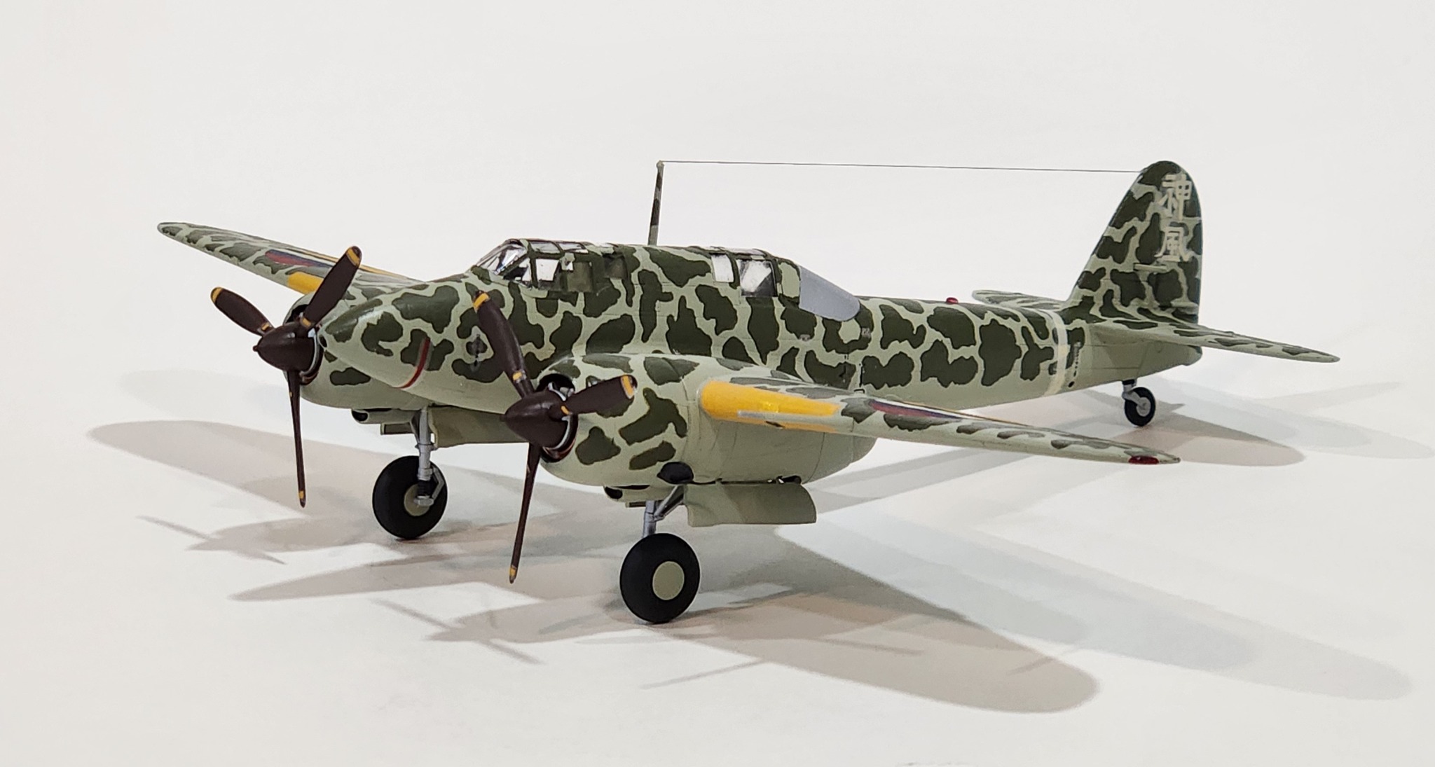 Hasegawa 1/72 Kawasaki Ki-45 Kai-Hei Toryu model kit build