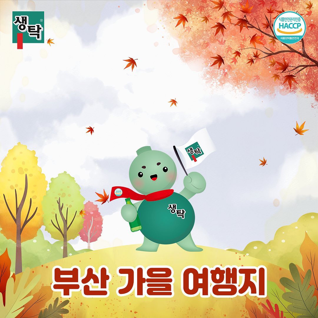 좋은 친구 생탁, 탁이 - 부산 전통 막걸리 탁이가 알려드리는 부산 가을 여행지💚 ⠀ 모두에게 사랑받는... | Facebook