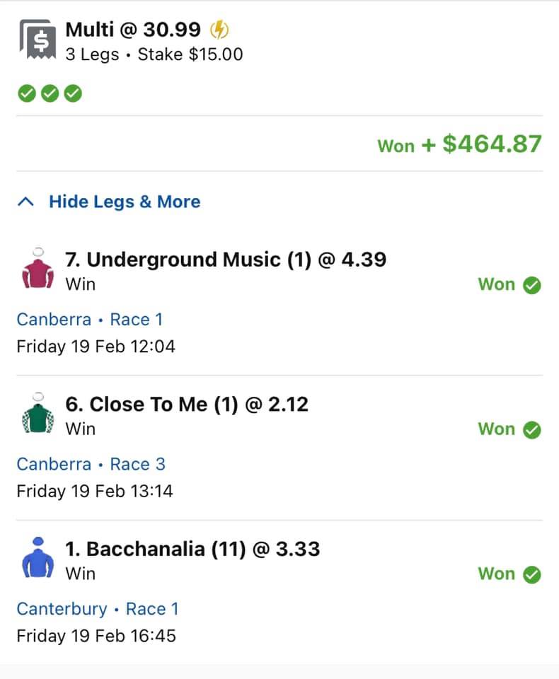 Punters Prestige Elite racing tips