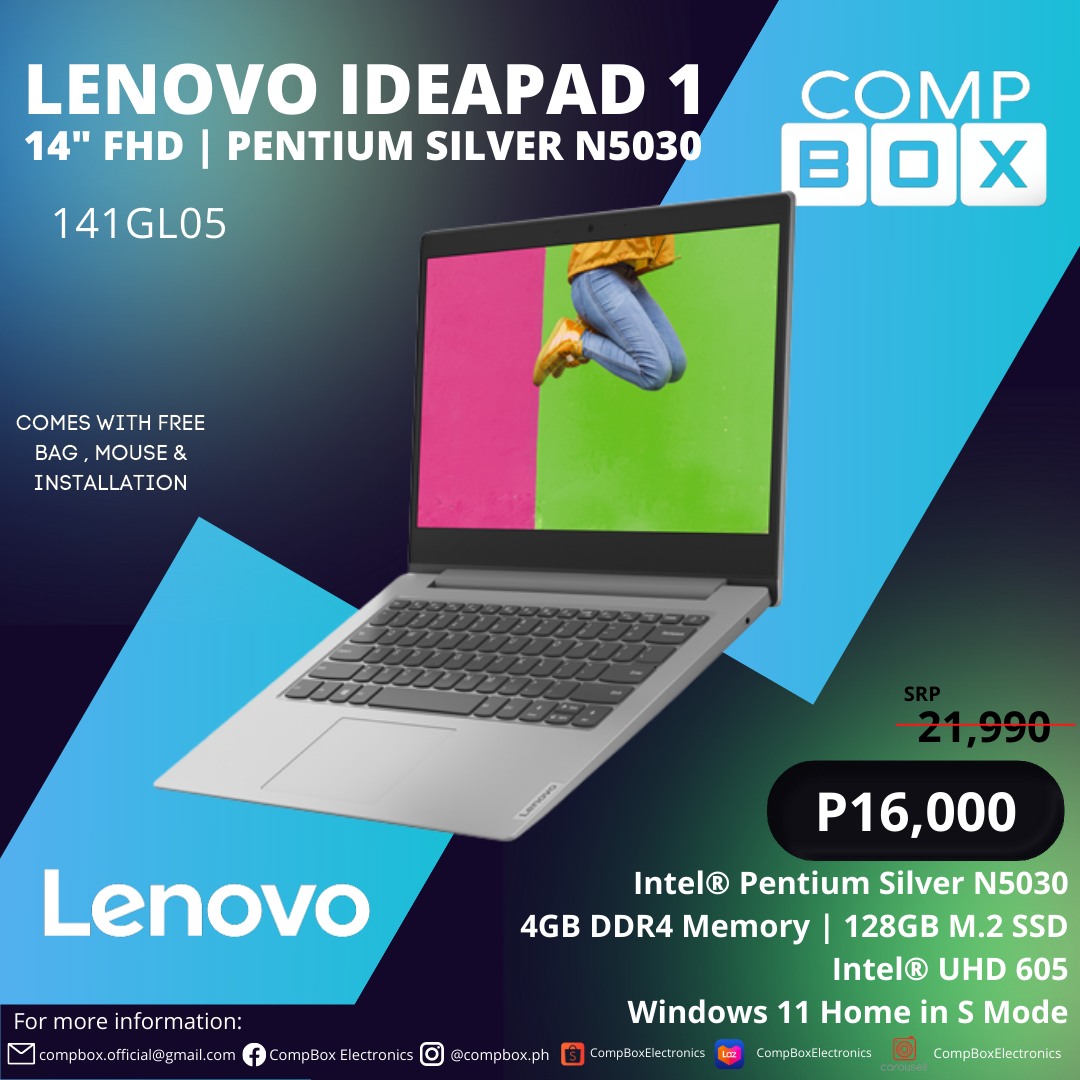 LENOVO Ideapad 1 141GL05 14-inch... - CompBox Electronics