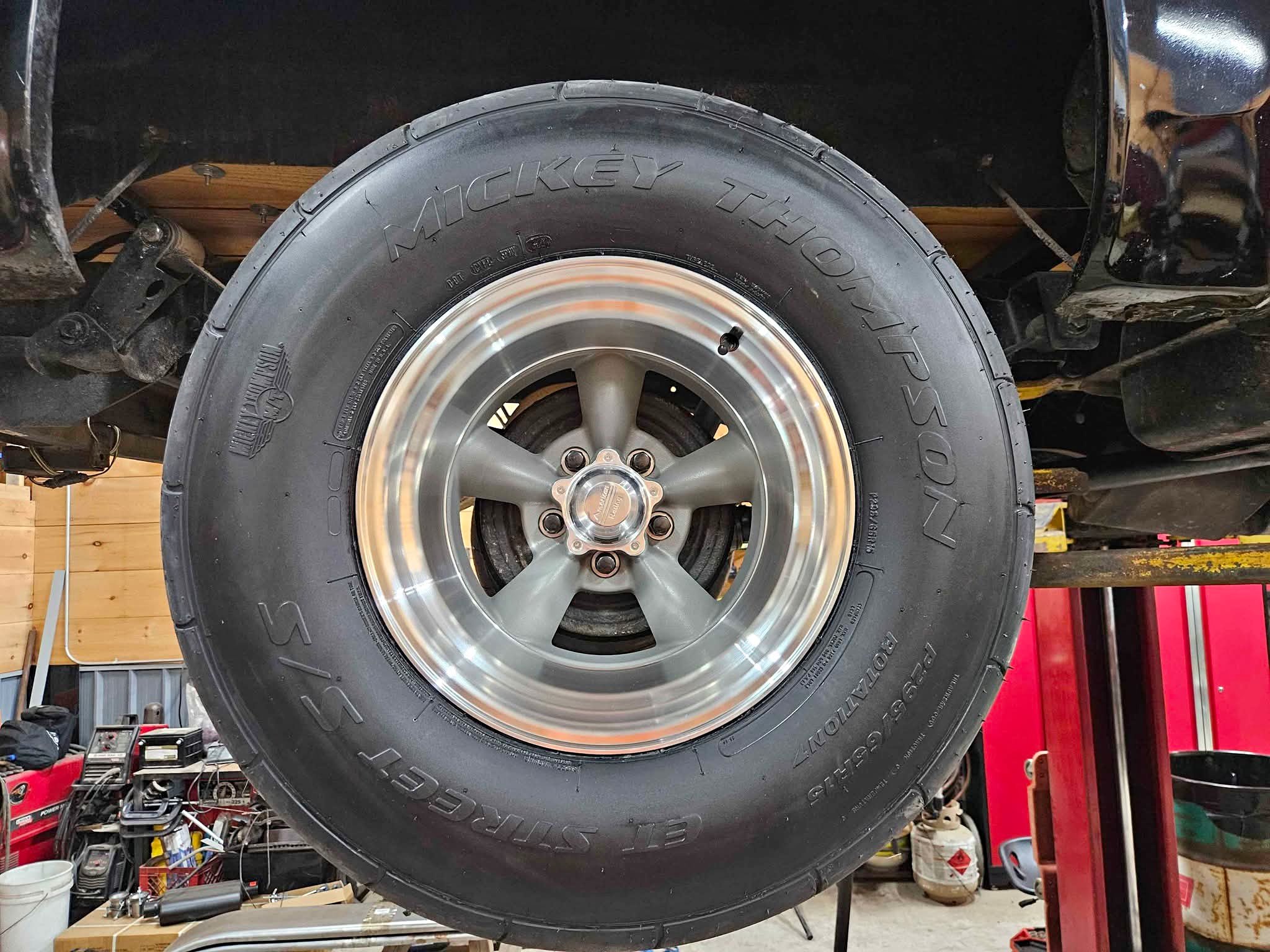 Brand new m/t street ss on brand new American racing torqe thrust 15x10 ...