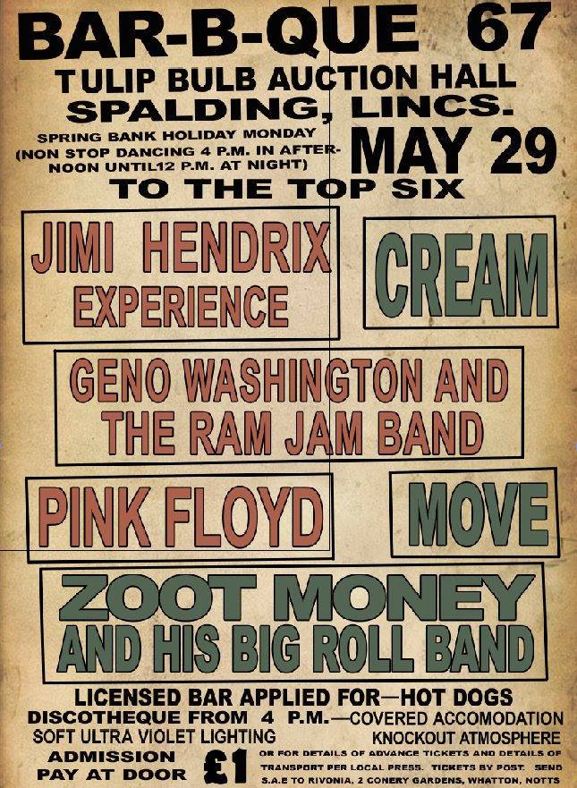 What a line-up! 29 May 1967, The Move, Cream, The Jimi Hendrix