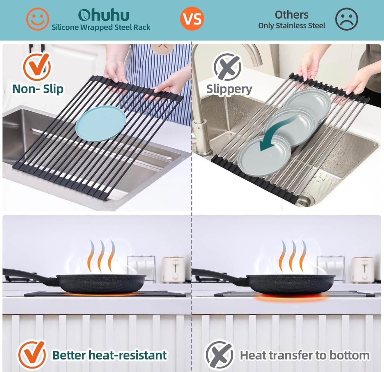 Stainless steel folding draining rack - Dish Racks | Facebook ...