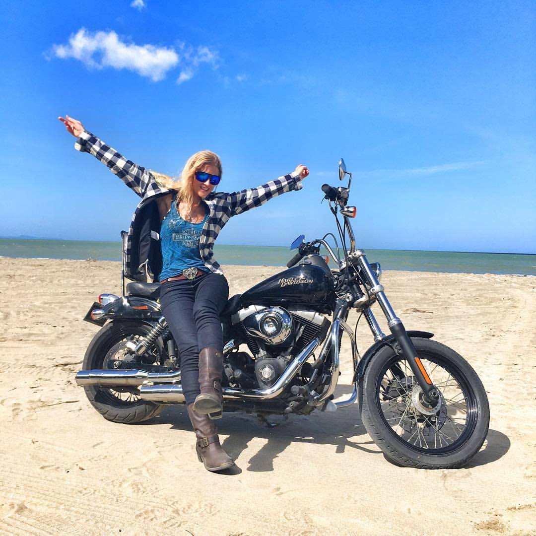 The Girl On A Bike - Harley-Davidson Beach life! #itsarental with ...