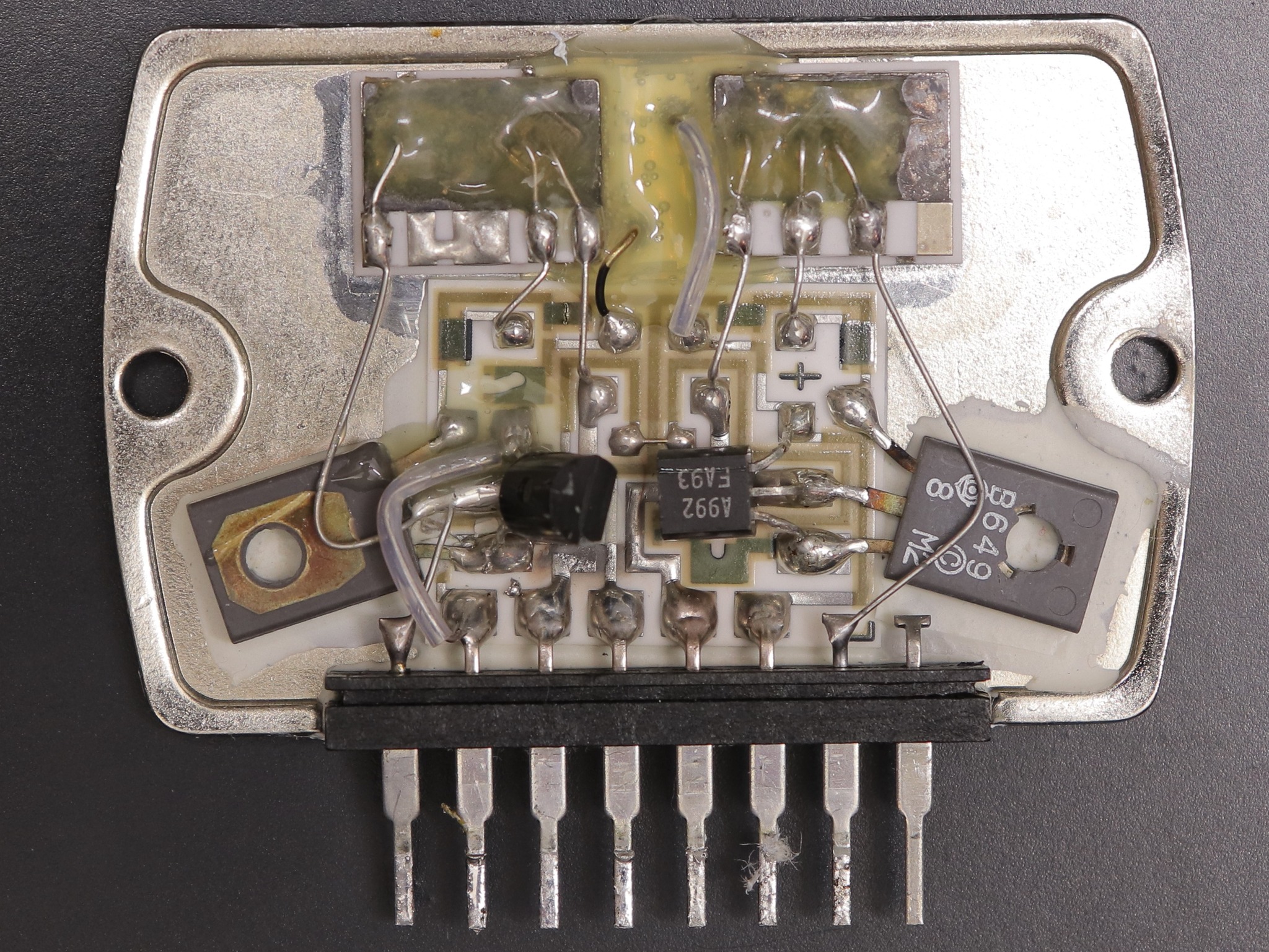 Repairing Optonica SM-1510 amplifier's final stage module IC