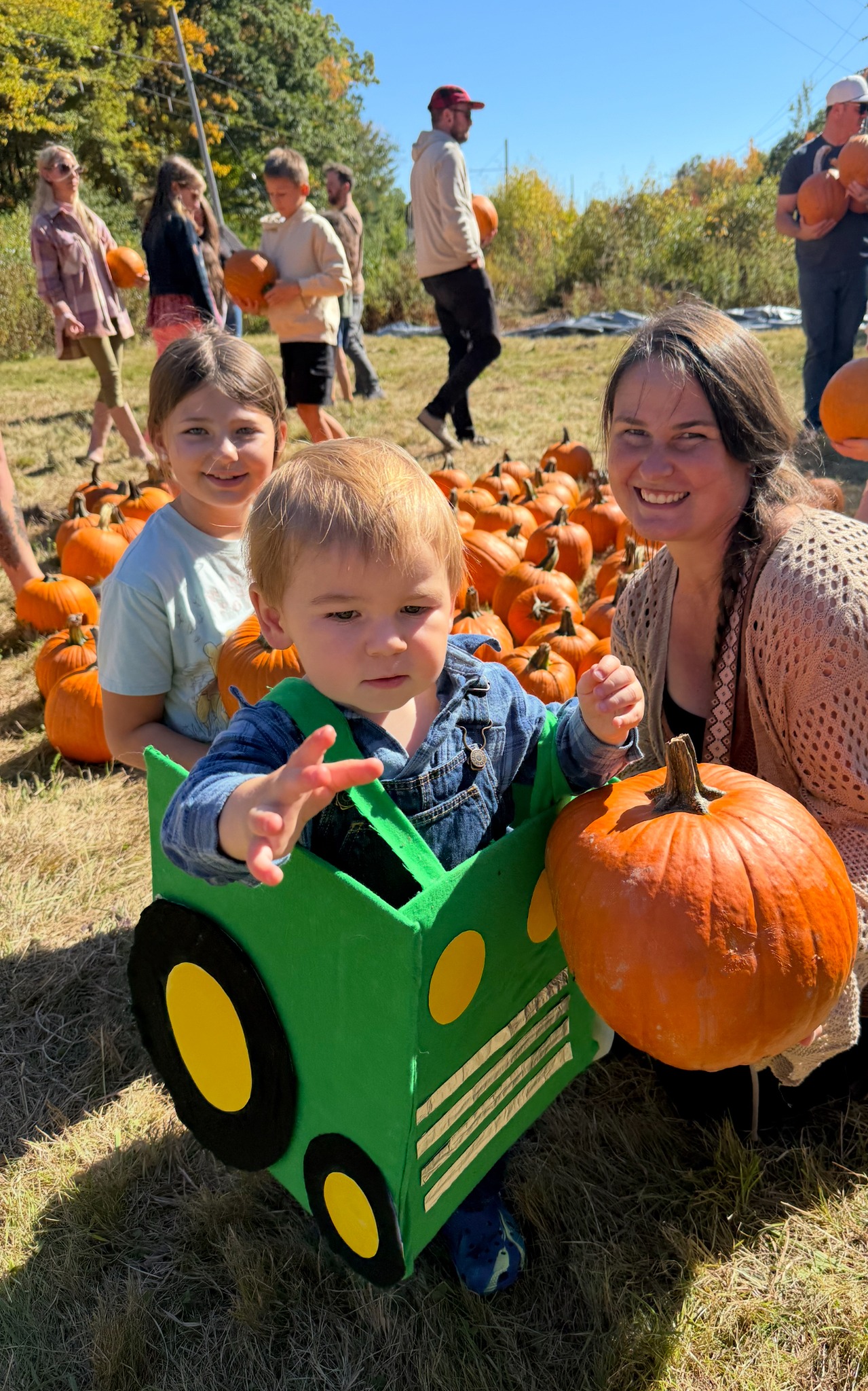 Pumpkin patch trolley tickets at Seashore Trolley Museum