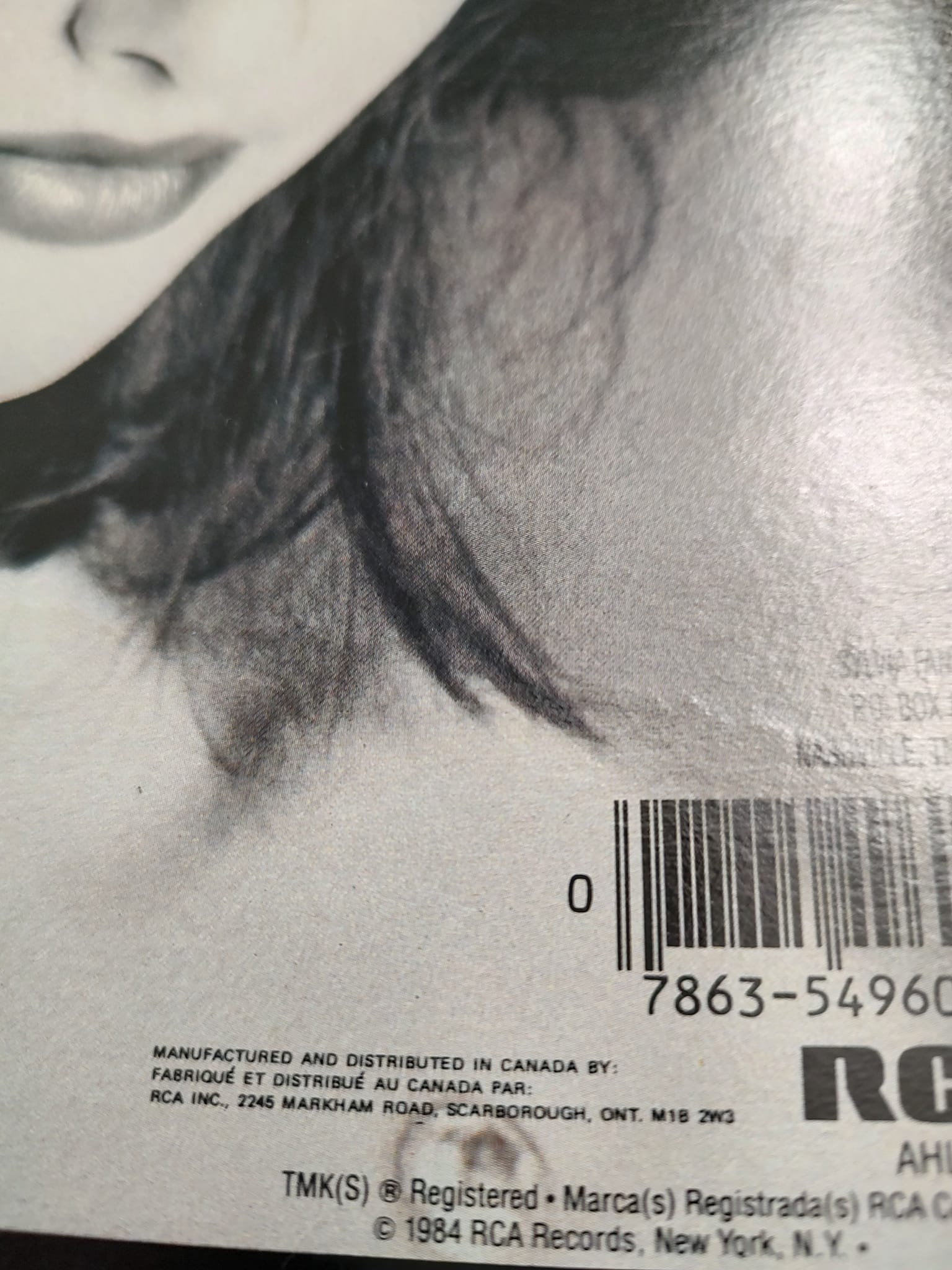 Canadian version of surprise album on eBay Canada