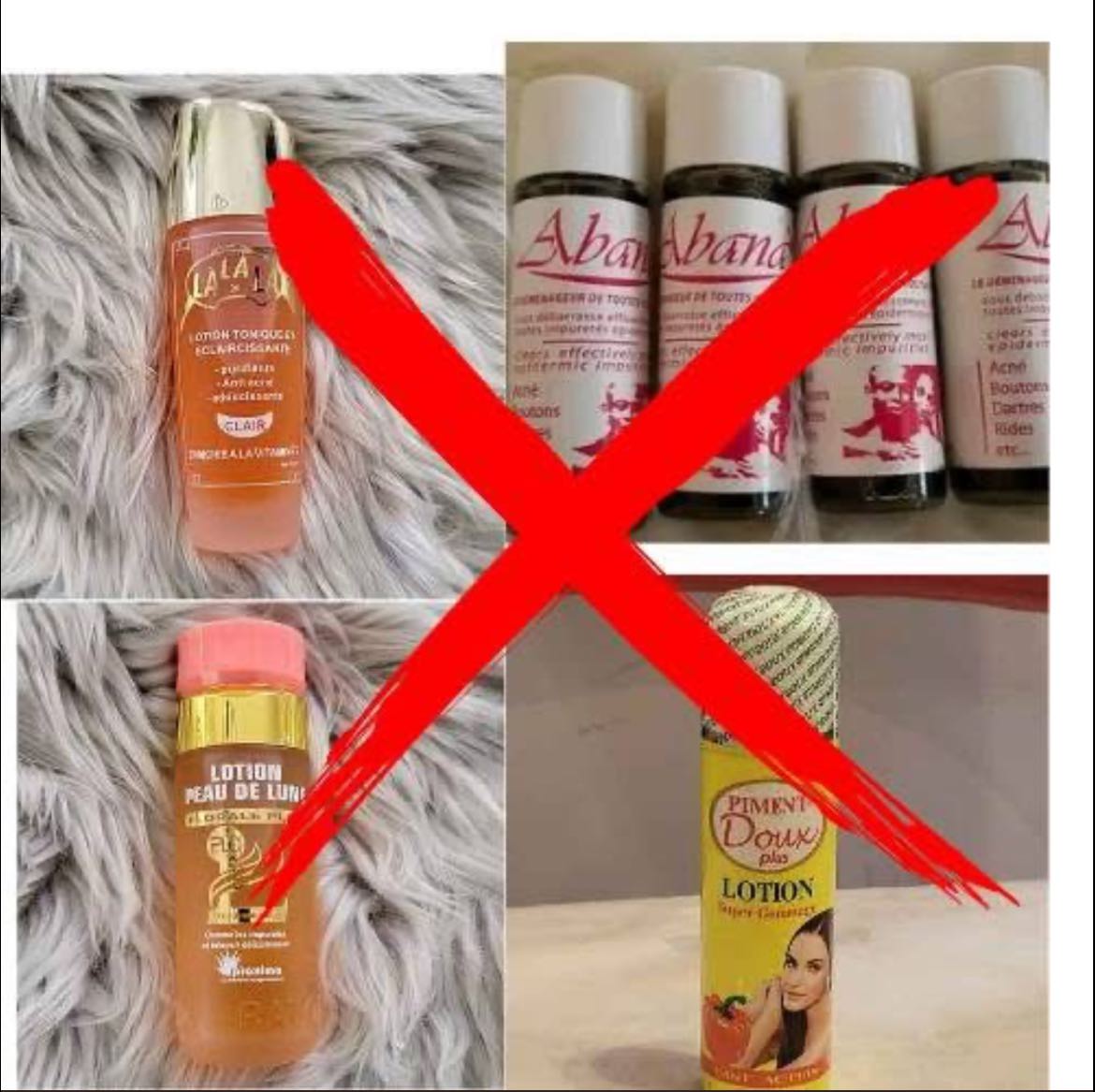 🇬🇦 Crèmes éclaircissantes, interdites mais toujours vendues