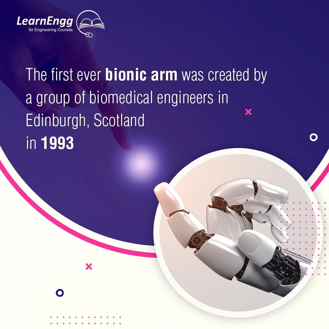LearnEngg - Did you know that the first ever bionic arm... | Facebook