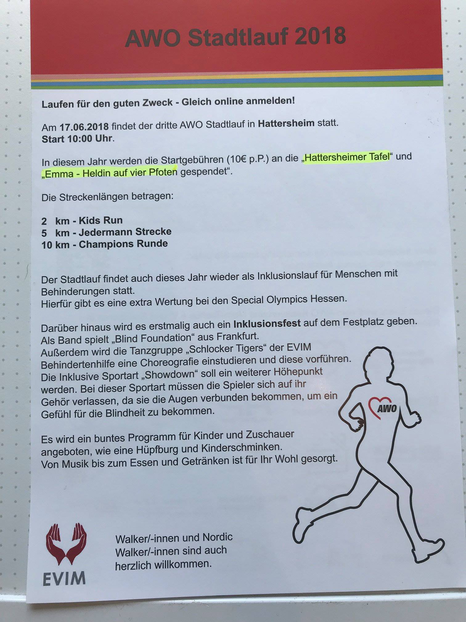 Laufen Fur Einen Guten Zweck Emma Heldin Auf Vier