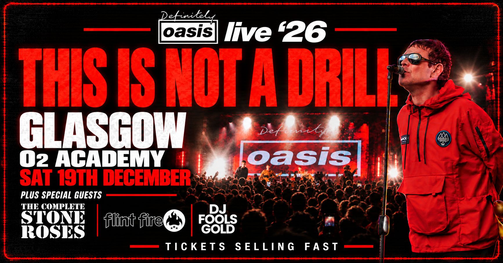 Definitely Oasis & Complete Stone Roses Glasgow
