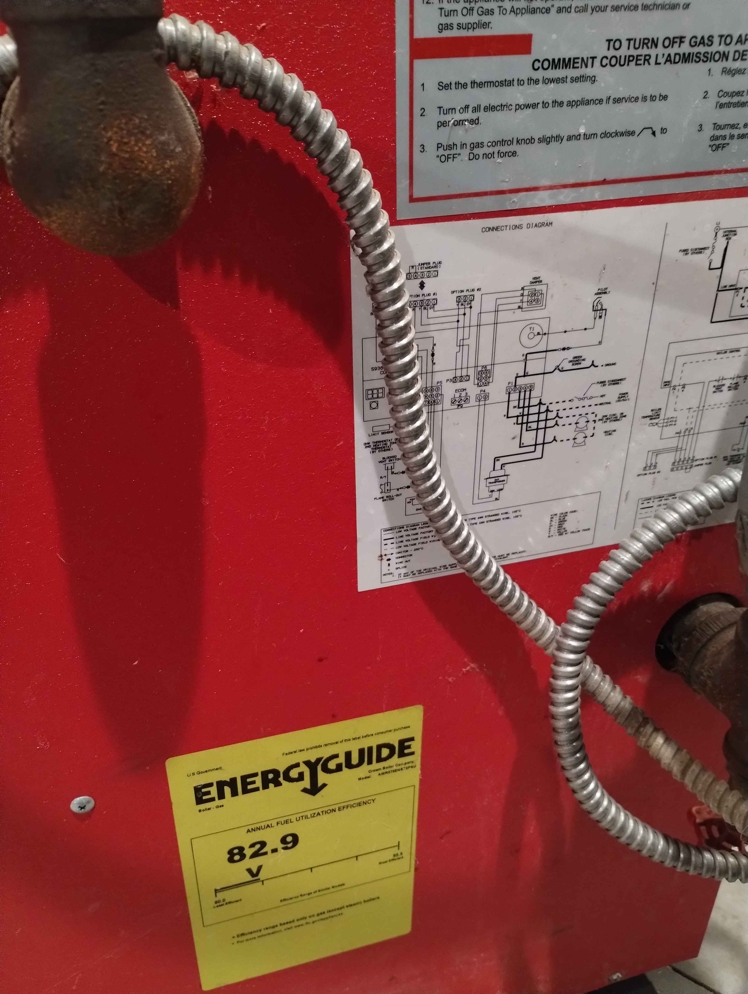 Natural gas boiler. - Small Kitchen Appliances - Oxford, Wisconsin ...