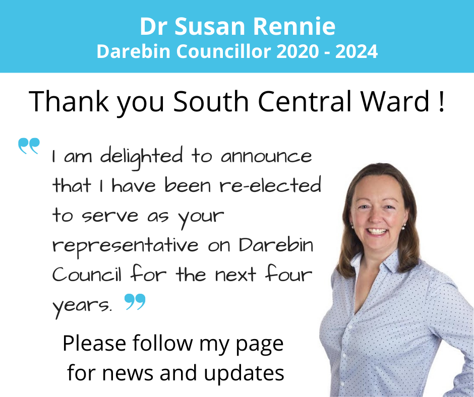 Well done to all the candidates... - Susan Rennie 4 Darebin | Facebook