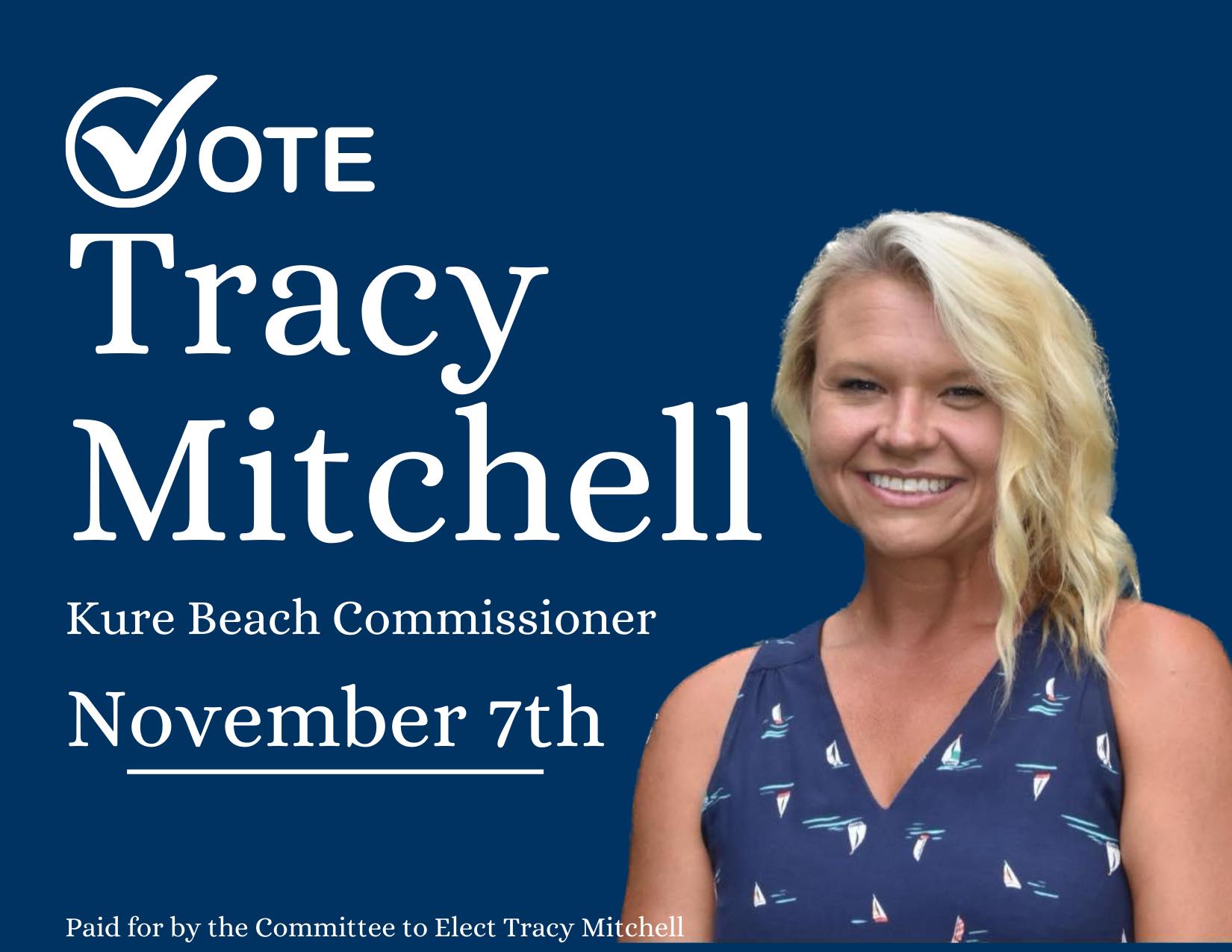 Tracy Mitchell, Candidate -Kure Beach Town Council