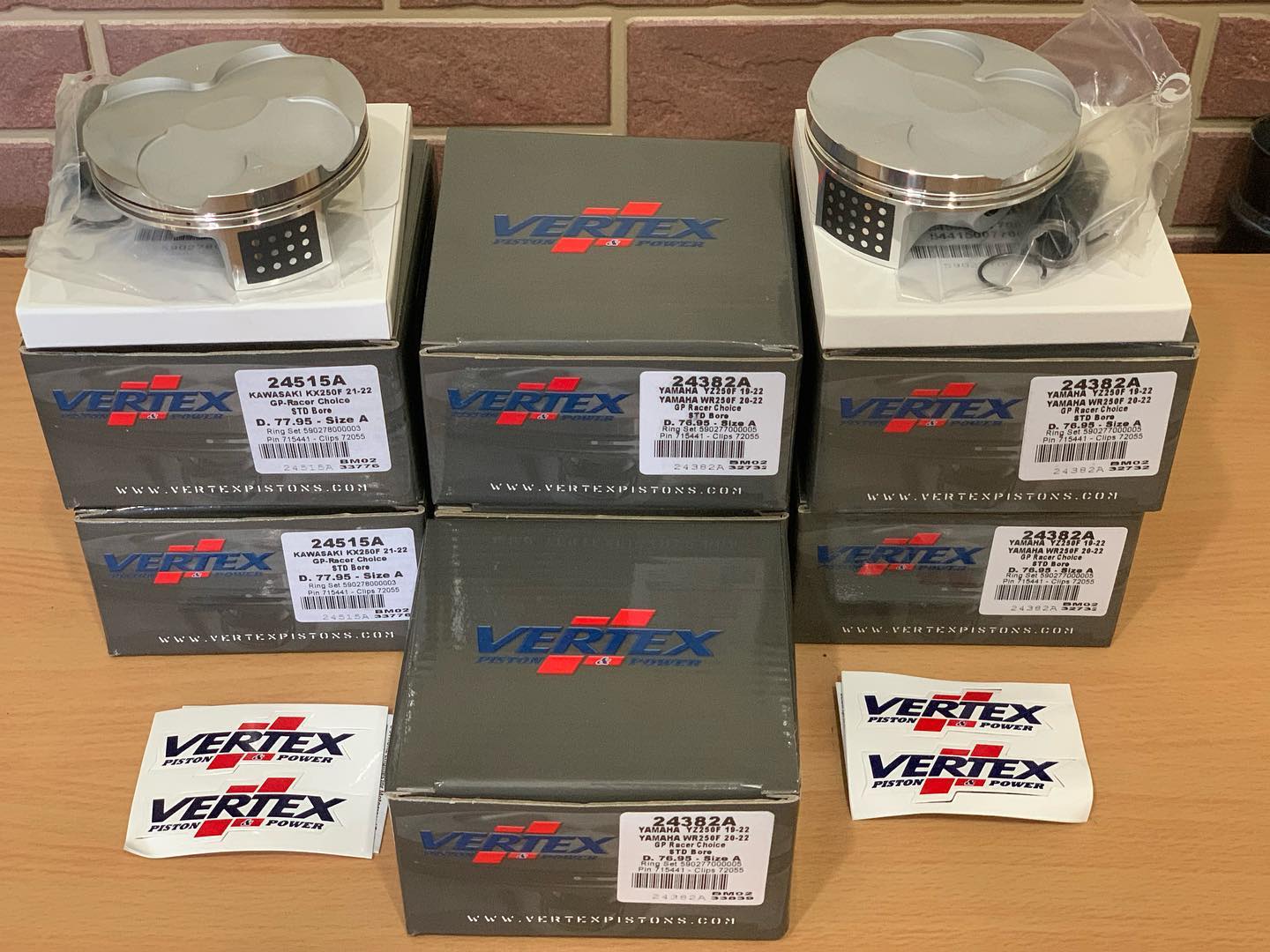 VERTEX PISTON入荷。... - GET Japan-株式会社 Eyestec