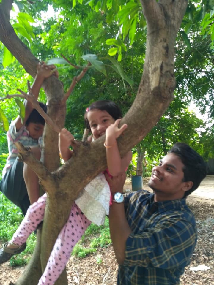 Learning Tree - Our children tried Climbing trees during...
