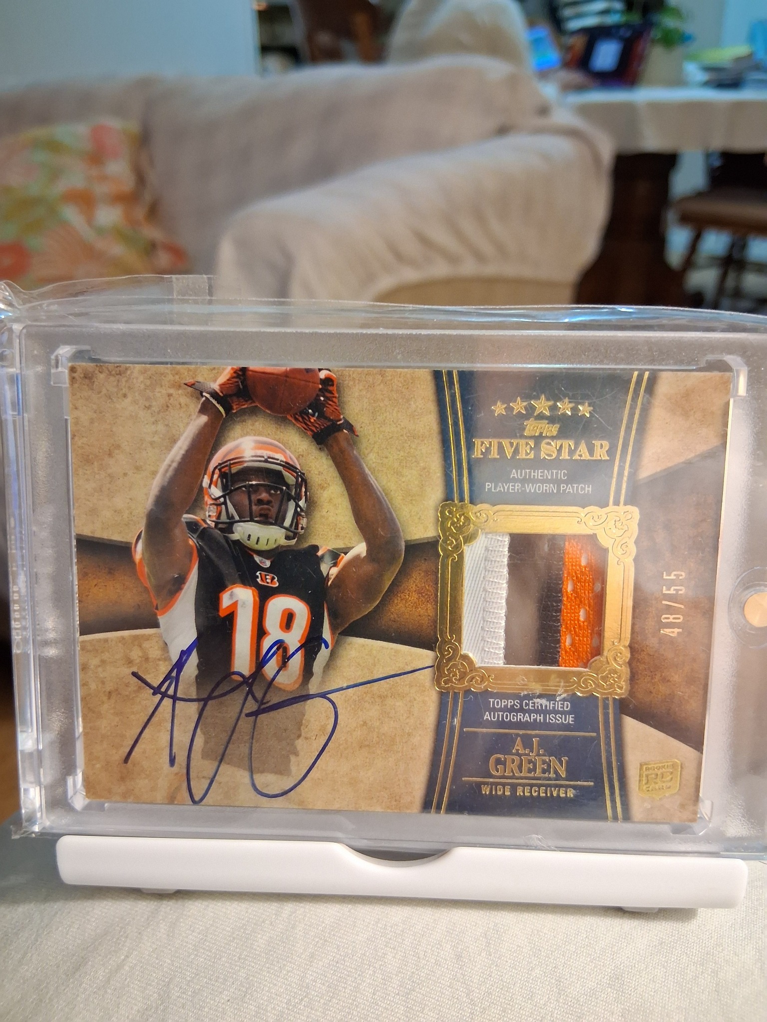 A.J.Green...48/55 .Topps Five Star Let display picture 1
