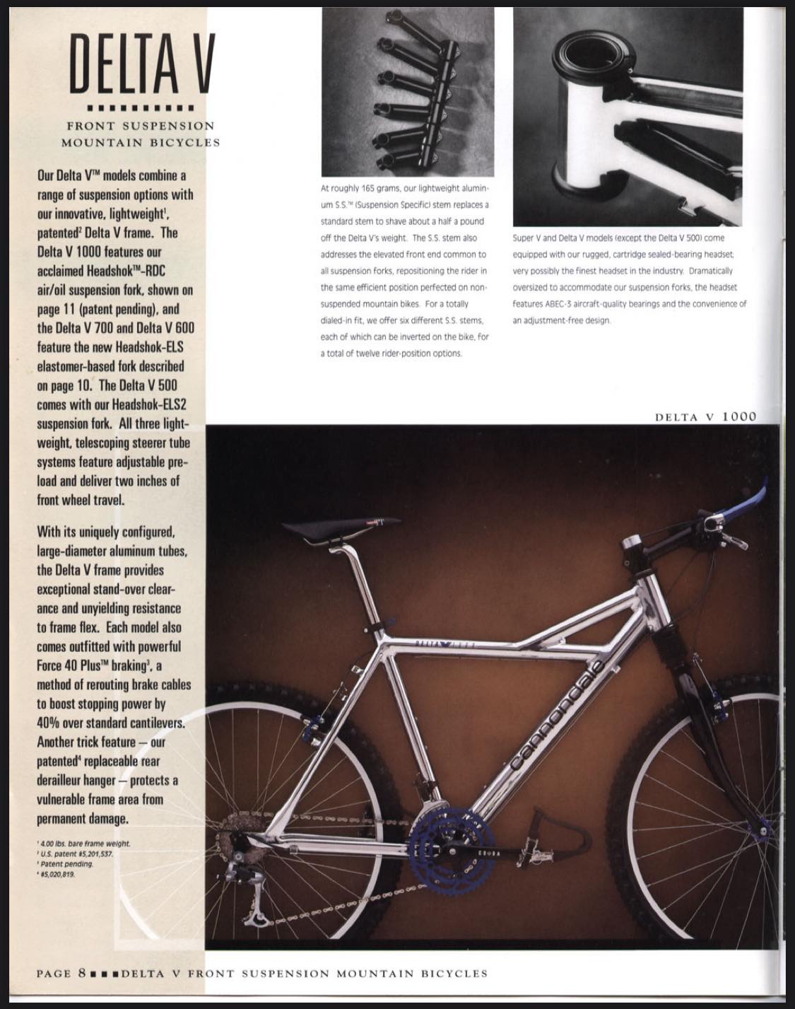 What to look for in a 1994 Delta V1000 mountain bike?