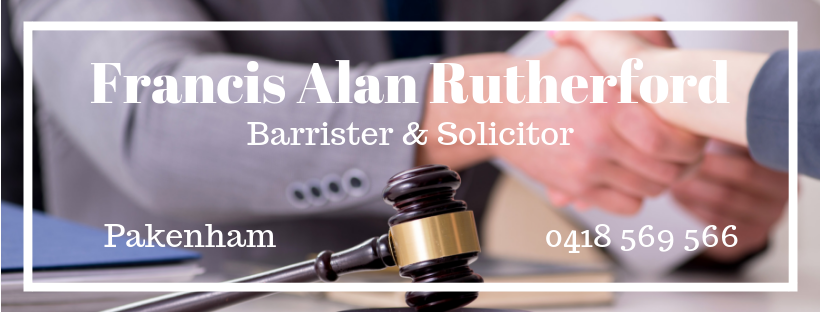 Francis Alan Rutherford Barrister & Solicitor | Pakenham VIC