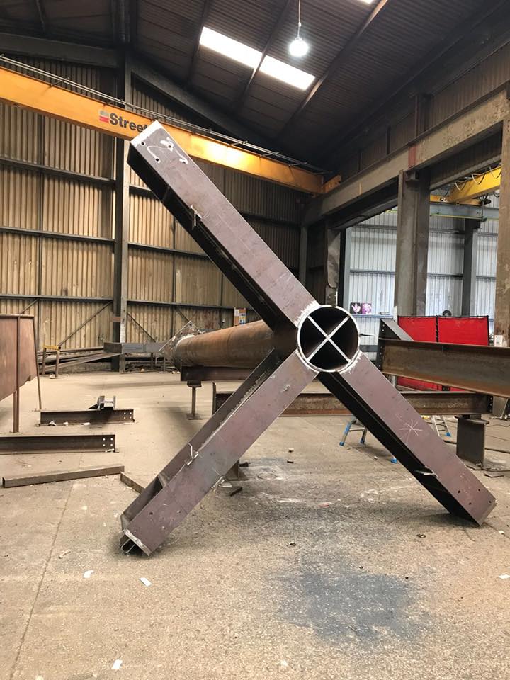 The main external crucifix column... - BD Structures Limited