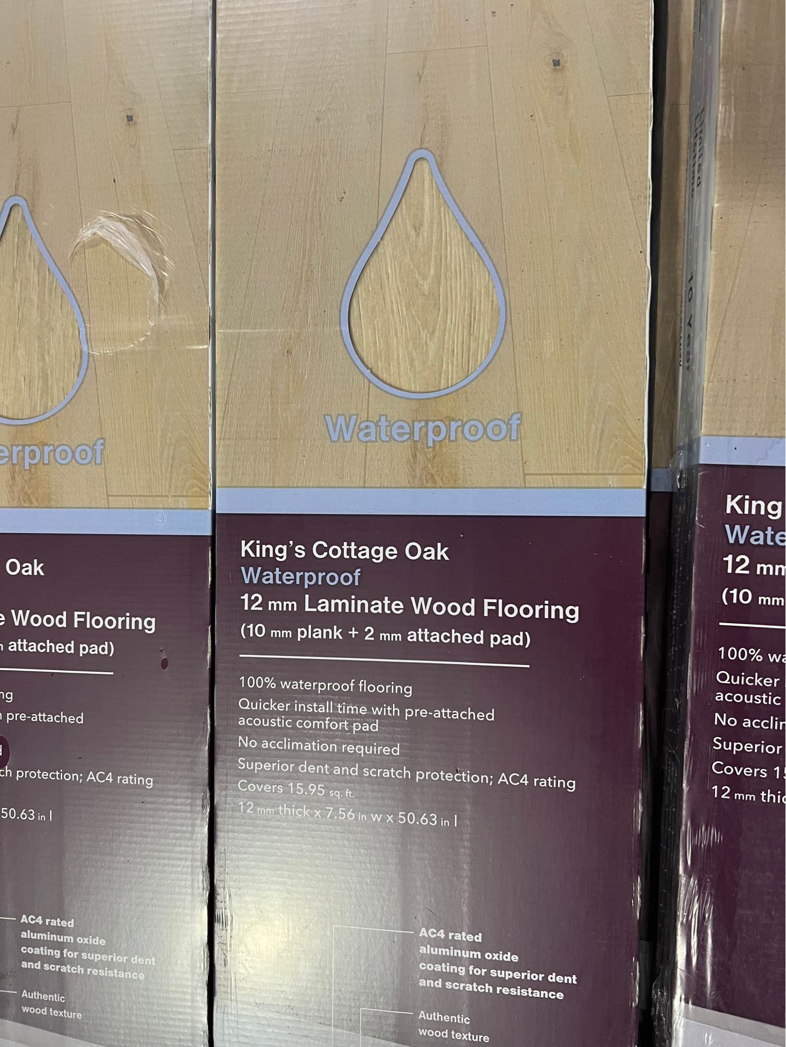 Kings Cottage Oak Home Decorators Collection Laminate Waterproof Click