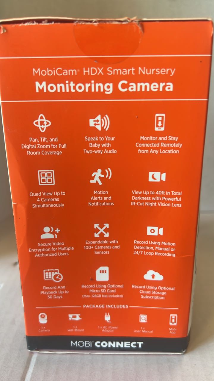 Mayberry Markdowns | MobiCam HDX Smart Nursery Monitoring Camera or ...
