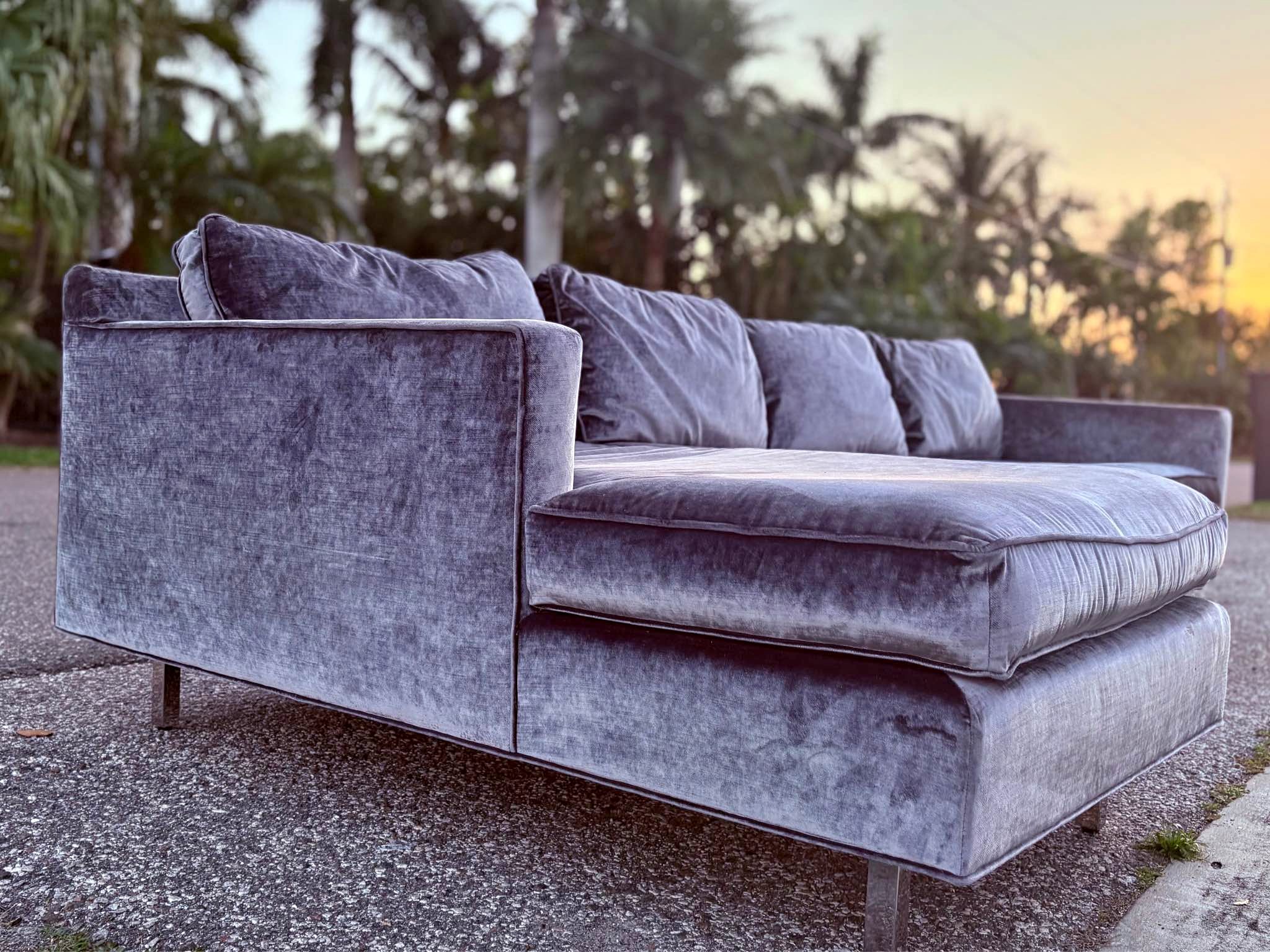 $9k MG+BW Sectional - Designer Icey Blue - Huge Discount! - Sofas ...
