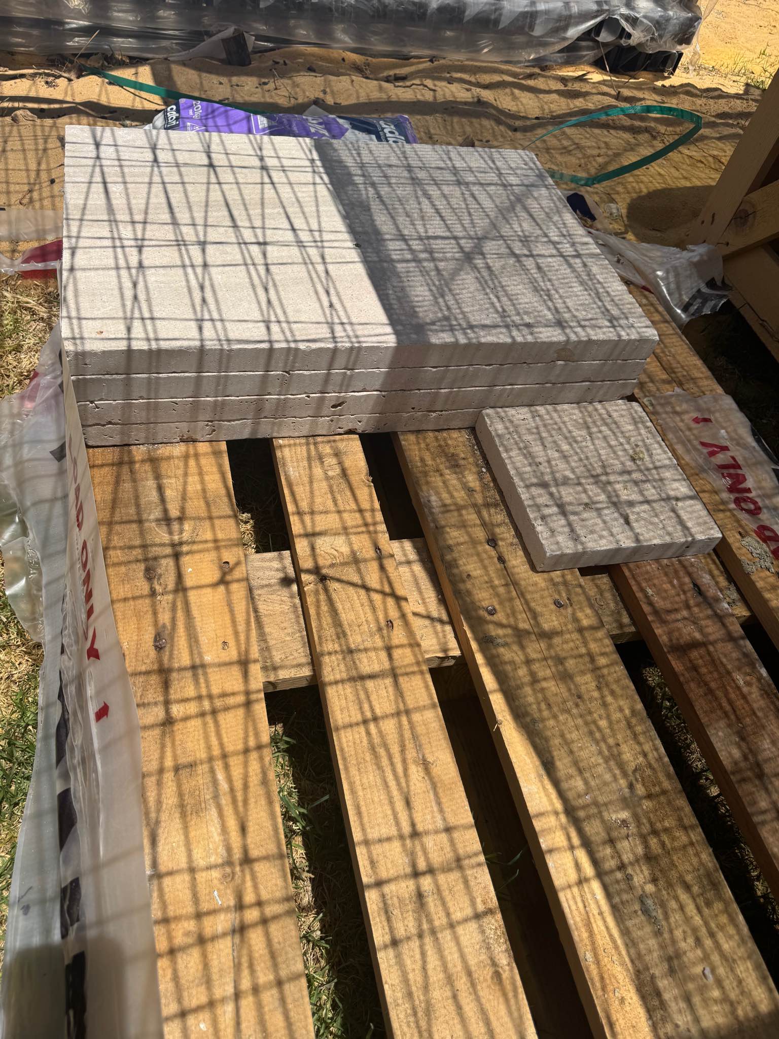 Freo stone Roma travertine pavers - French pattern - Stepping Stones ...