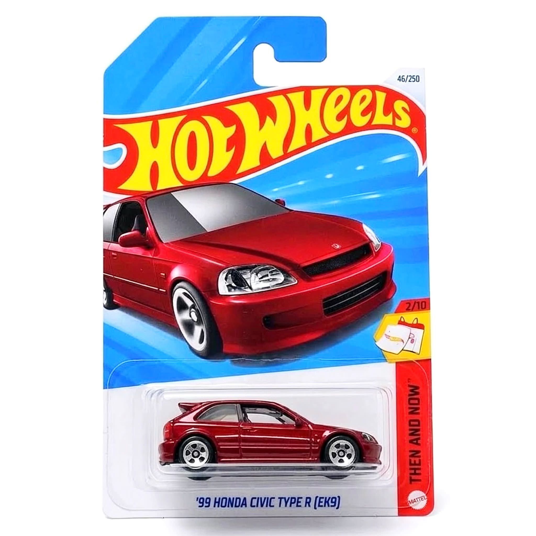 B' Case 2027 - Then And Now Hot Wheels '99 Honda Civic Type-R (EK9