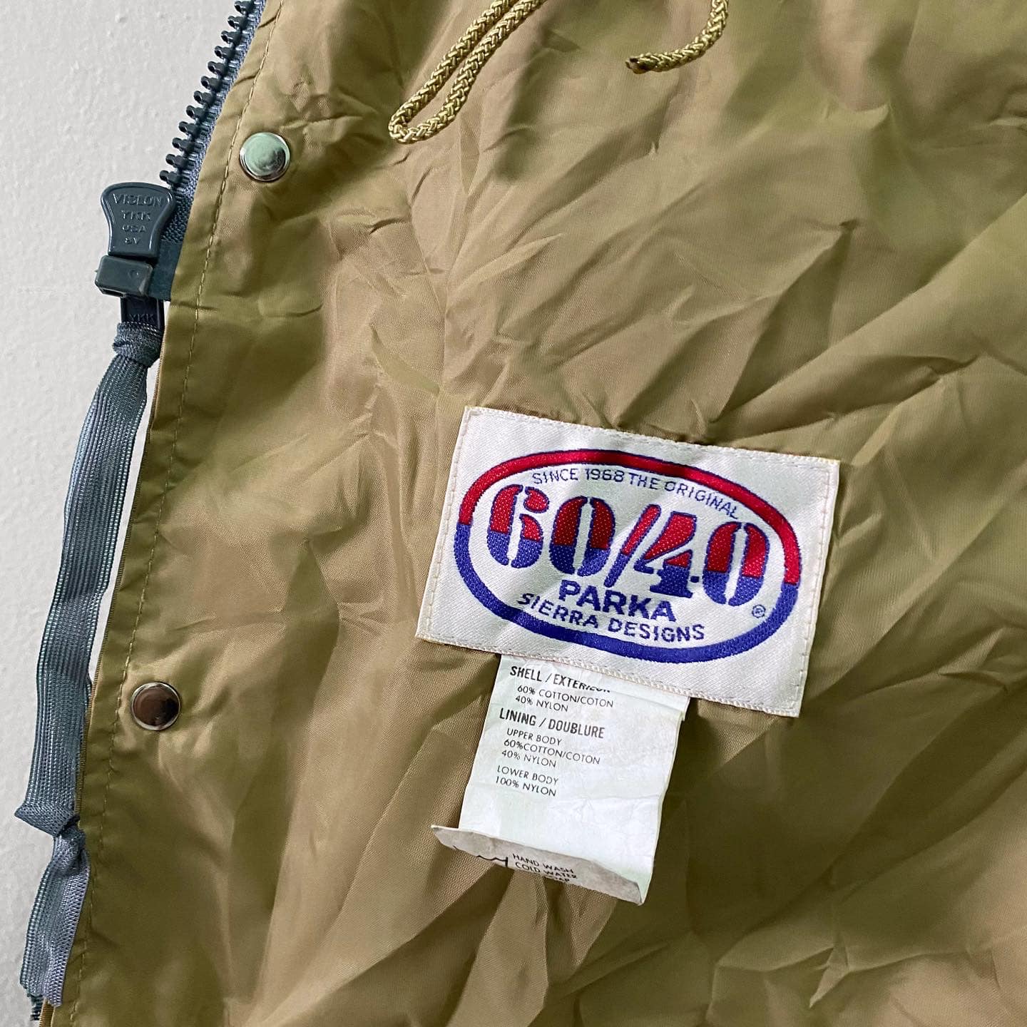 1973 Sierra Designs 60/40 parka still in use