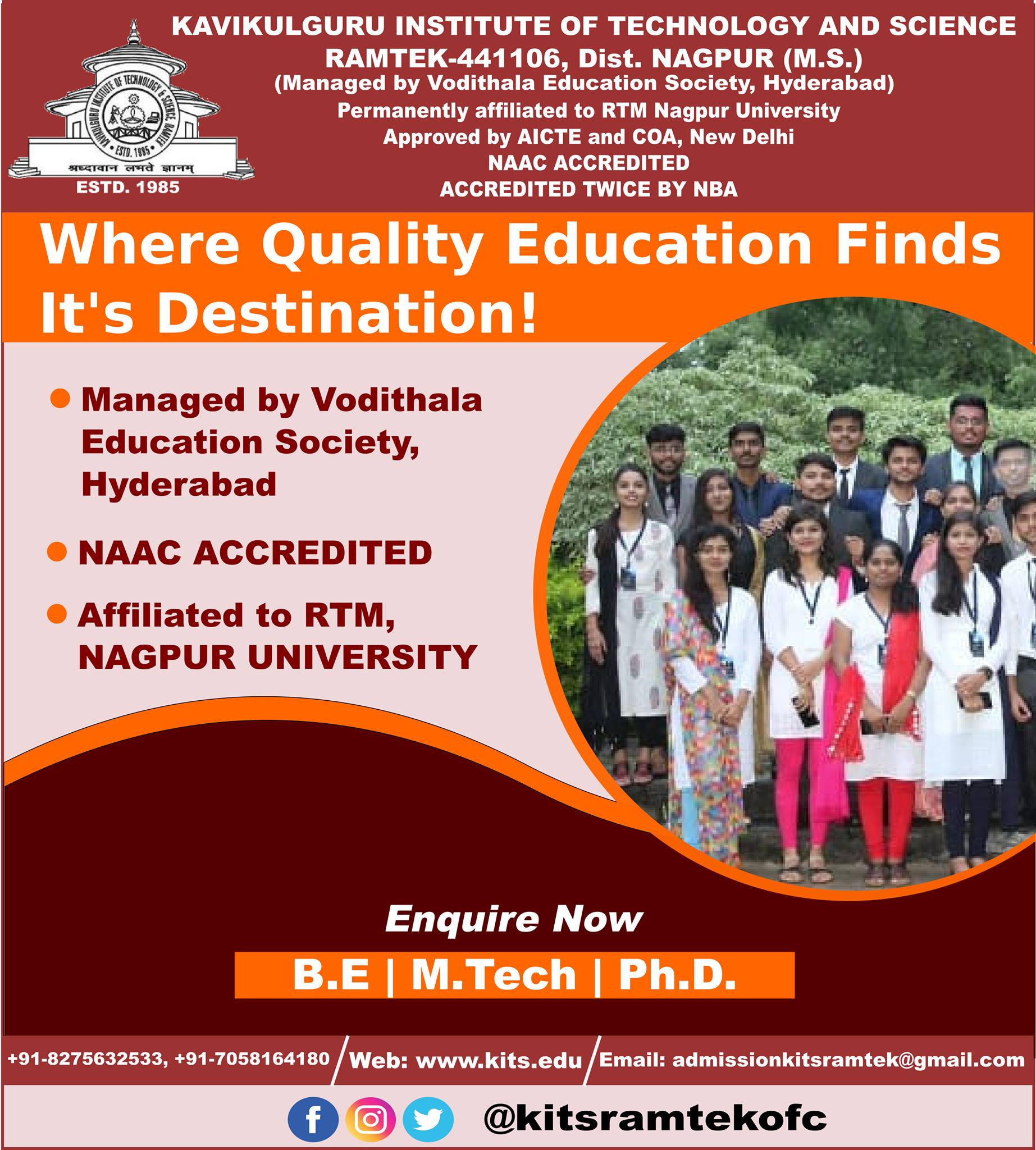 Kavikulguru Institute of Technology and Science, Ramtek | Ramtek