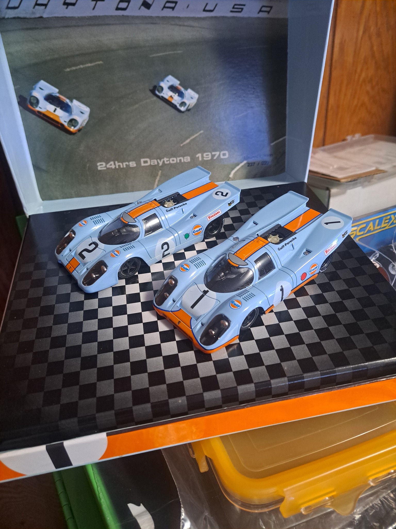 Brumm Porsche 917K 24H Le Mans 1970 JWA-Gulf team diecast model