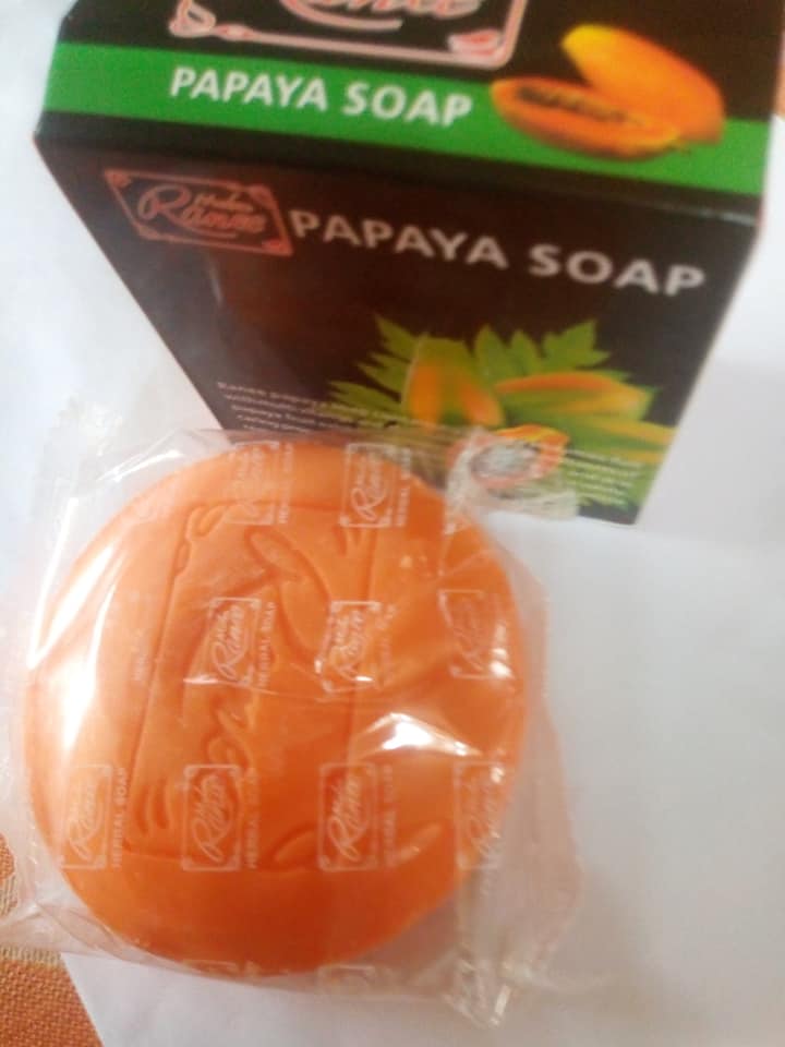 Savon éclaircissant Madam Ranee à La Papaye - 160g - Anti-imperfections - 100% Naturel