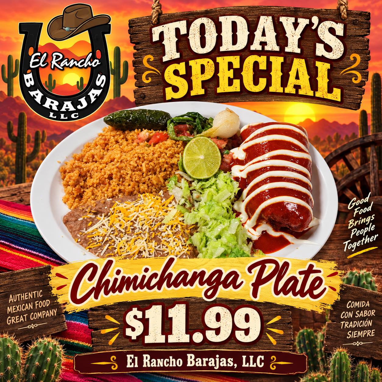 El RANCHO の大皿 El Rancho Barajas LLC | Stanfield AZ