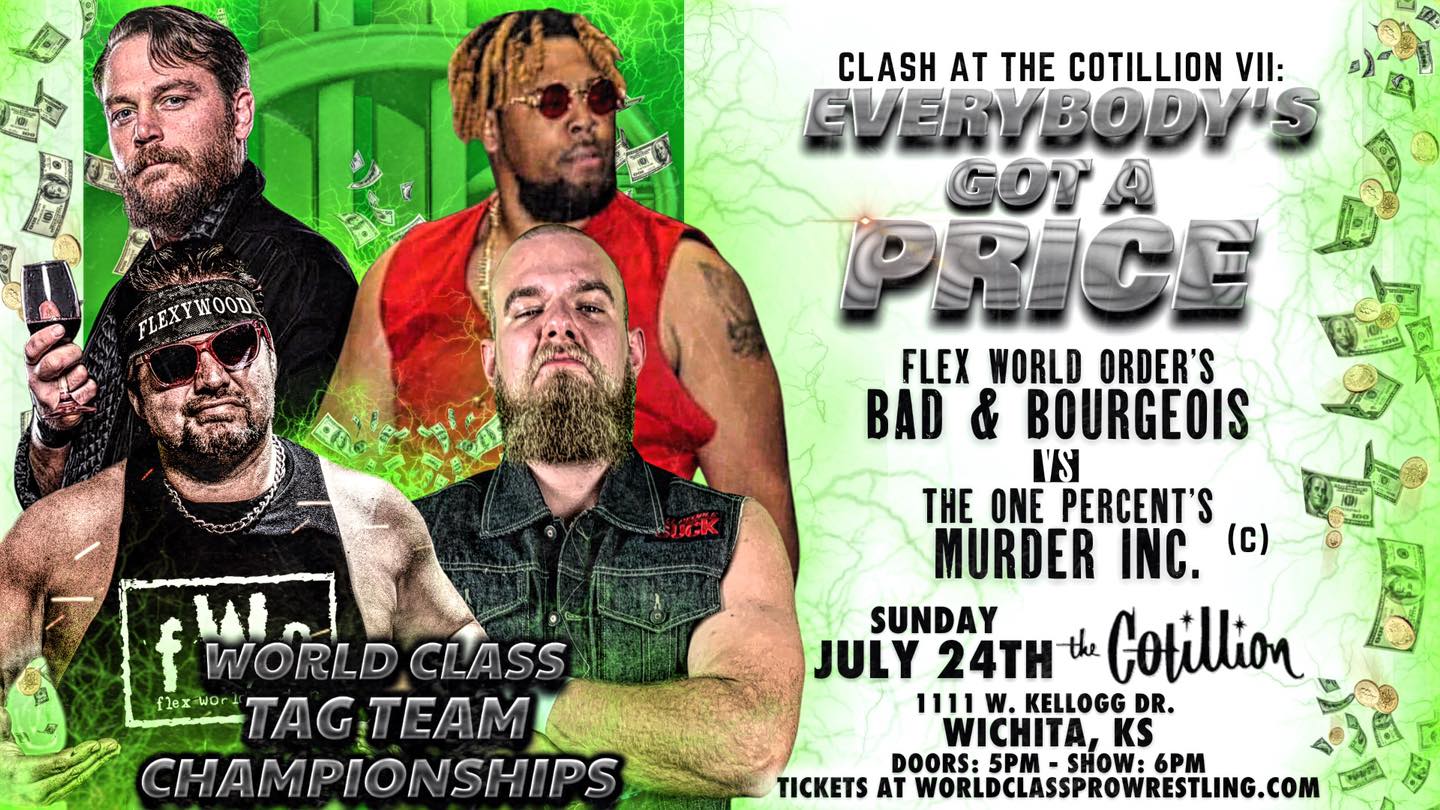 World Class Pro Wrestling - Wichita get ready for 7/24 to see the World ...