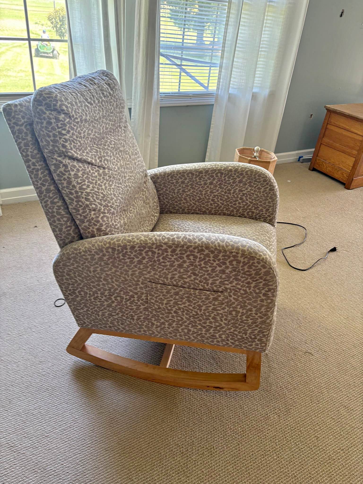 Leopard Print Rocking Chair - Living Room Chairs - Utica, Kentucky ...