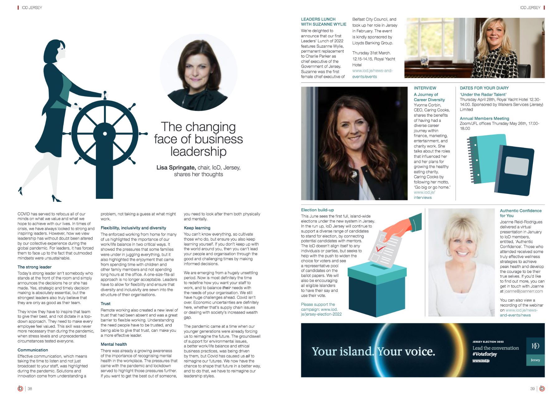 IoD Jersey - Our Chair, Lisa Springate shares her thoughts... | Facebook