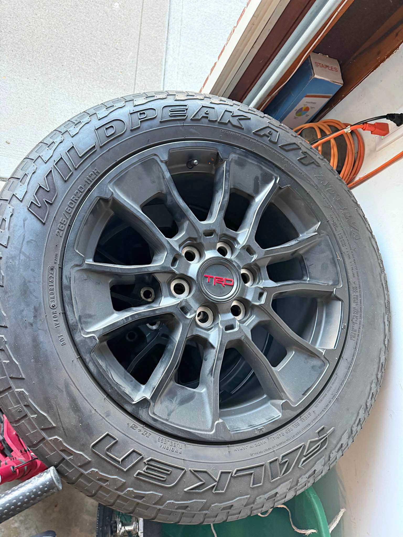 TRD Toyota rims & tires 265 60 R20 - Car Wheels, Tires & Parts - Delhi ...