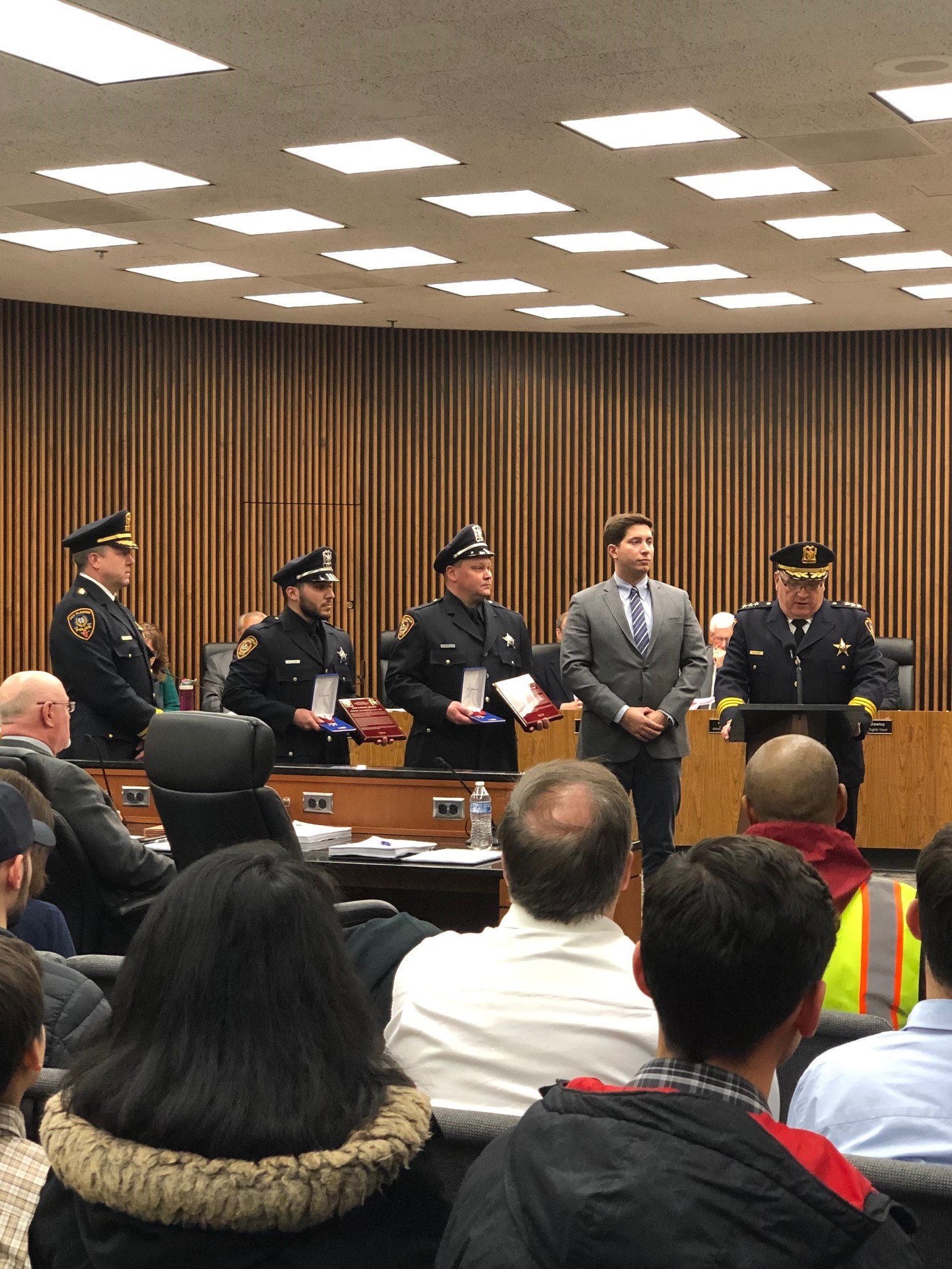 At last night's City... - Des Plaines Police Department