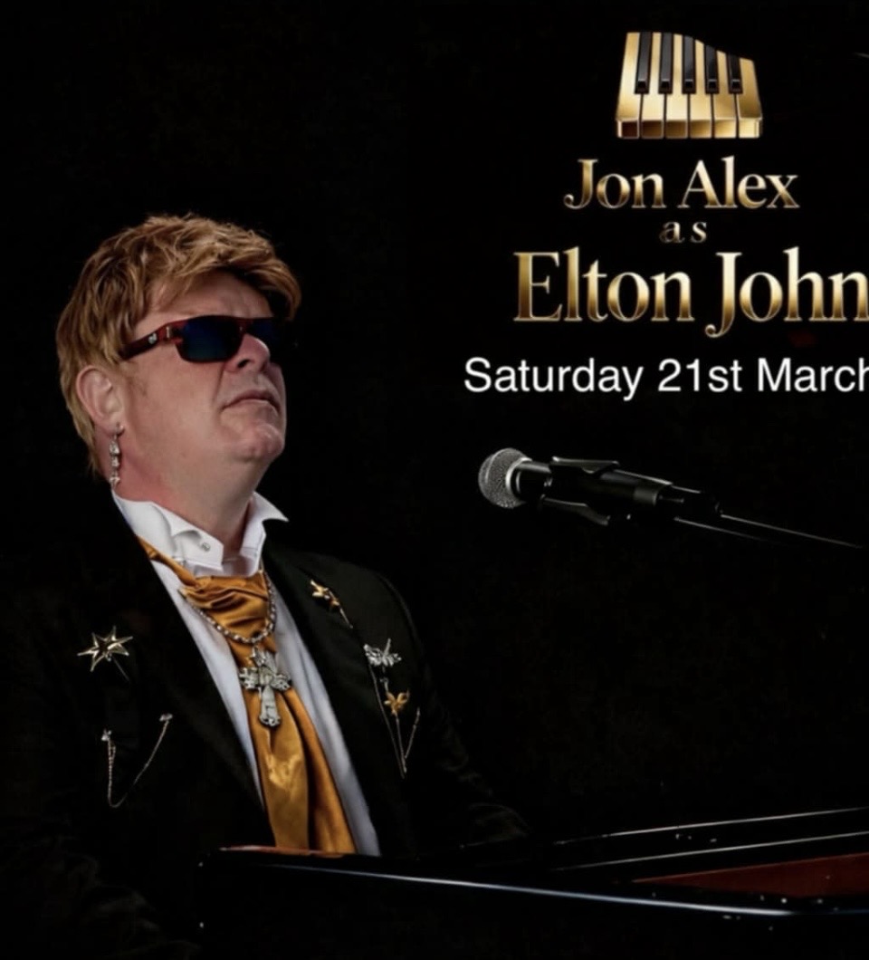 Jon Alex as Elton John - Live at The Halfway House