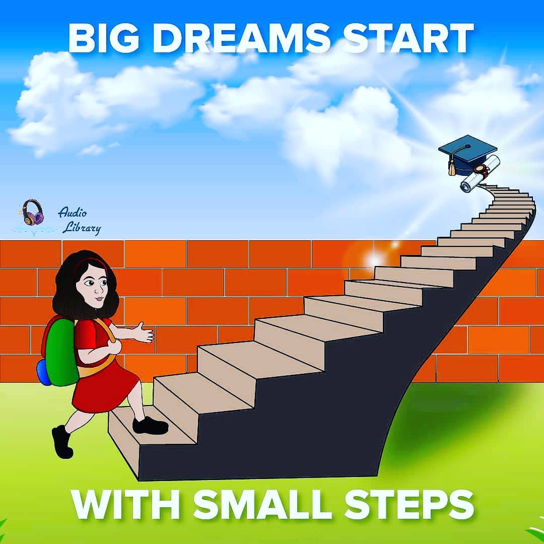 audiolibrary.in - Big Dreams Start With Small Steps. 🏃 | Facebook