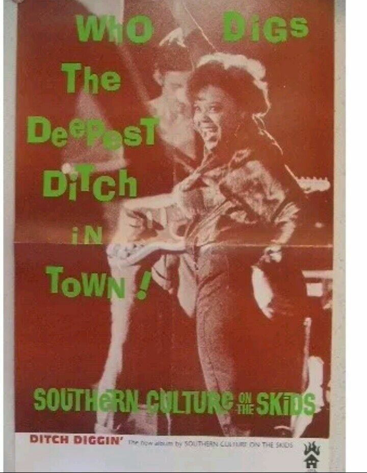 Southern Culture on the Skids tour poster inspired by Kirby Surfers