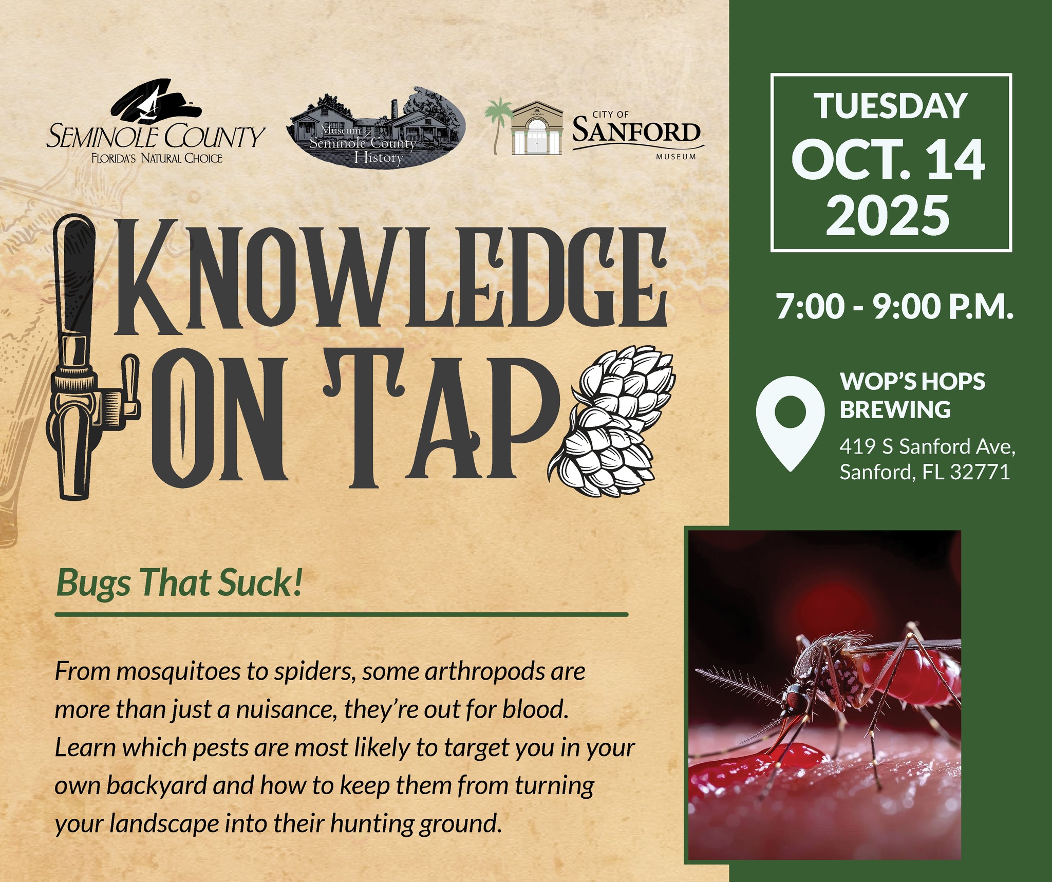 Knowledge on Tap: Bugs that Suck!