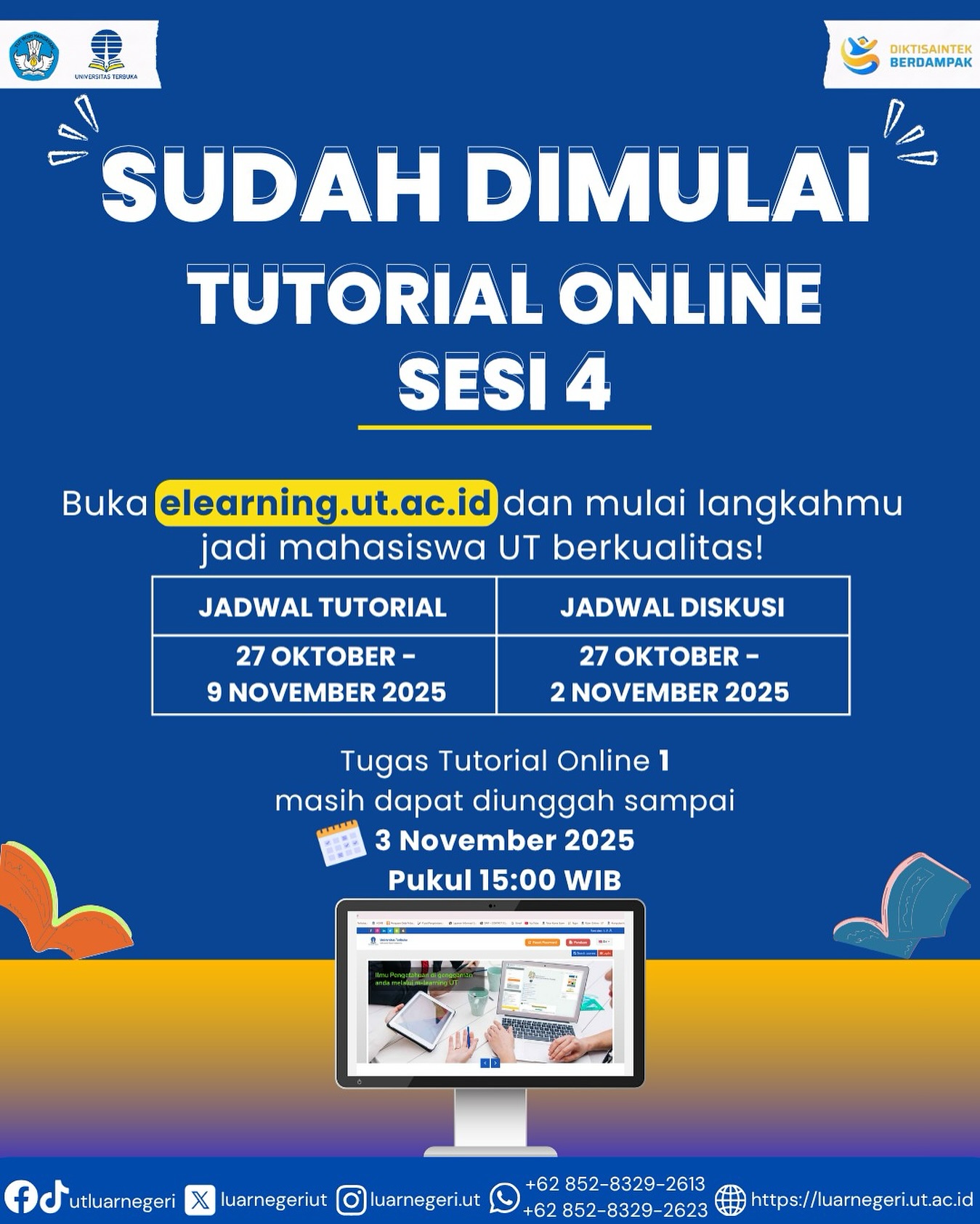 📣 Simak, Mahasiswa UT! Tutorial... - UT Layanan Luar Negeri | Facebook