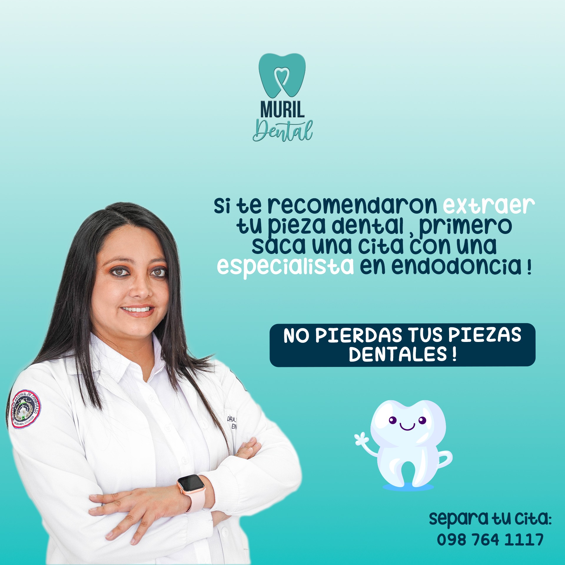 Muril Dental - ¿Sabes los beneficios de la endodoncia? 🦷😁...